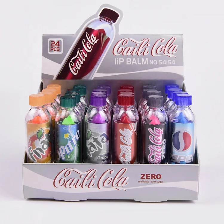 Лидер продаж увлажняющая Волшебная помада в форме трубки колы сменная милый бальзам для