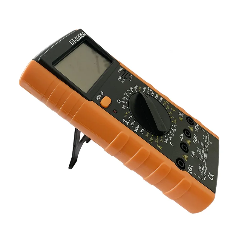 Low price China TOP 10 CE Electrical DT9205A price of bd Manuel AVO DMM Multitest Multi meter DT9205 digital multimeter