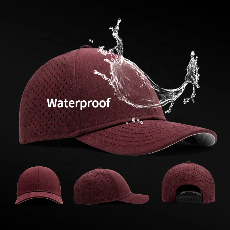 HS40 custom men blank black non-waterproof hats gorras Veracap plain waterproof baseball golf melin A-Game cap for man with logo