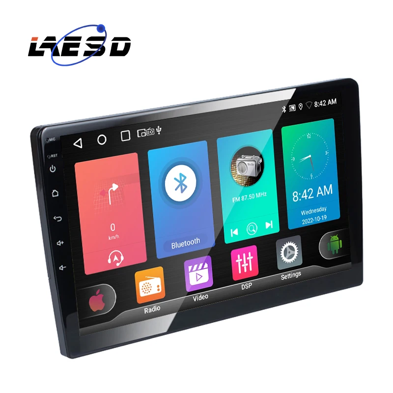 2 din car radio with carplay android auto universal 2+64G 10 inch