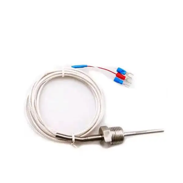 Dezheng Hot Sale 3 Wire Pt100 Screw Rtd Thermocouple Sensor