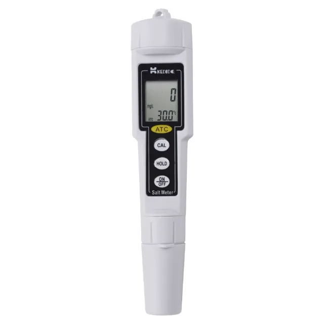 New Portable Pen Type Salt Meter CT-3080 Water Quality Salt Tester Digital Salinometer Waterproof Test