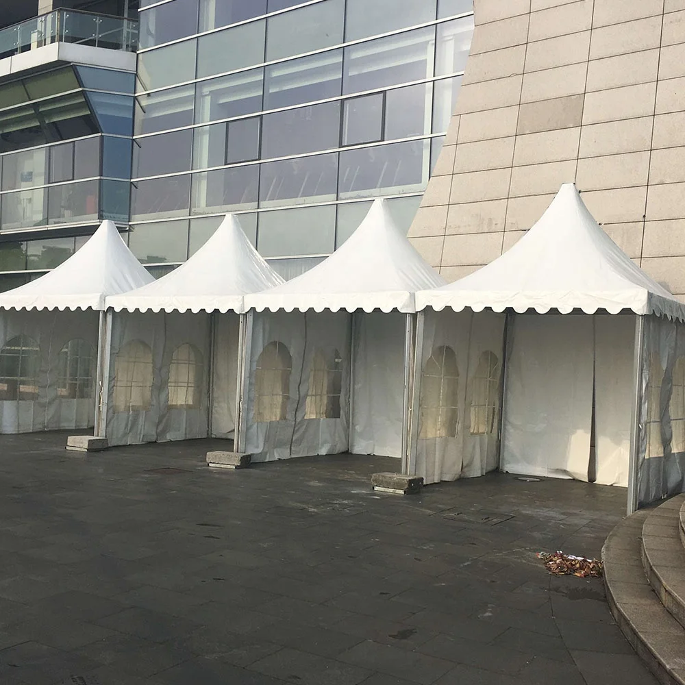 China manufacturer luxury glass gazebo work pagoda tents for sale