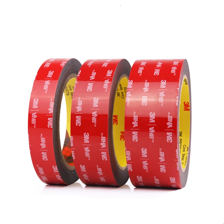 3M Acrylic Foam Tape 3M Acrylic Double Side Foam Tape Customized Die Cutting Masking Clear Waterproof Adhesive No Printing Bla