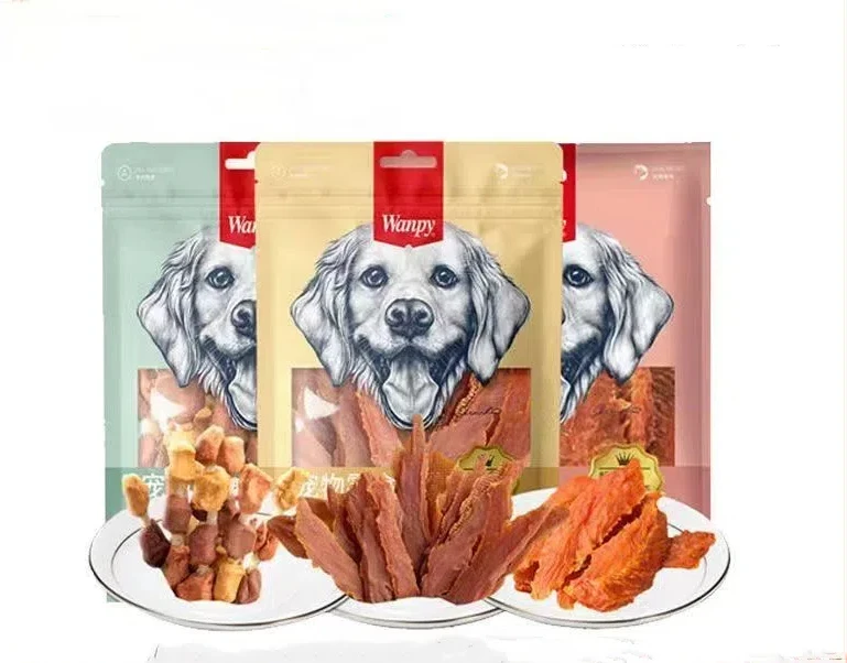 Wholesale Low-Temperature Baked Teeth Cleaning Sticks 360g Shredded Chicken Meat Sliced Meat Grilled Skewers Pet Dog Dry Snacks