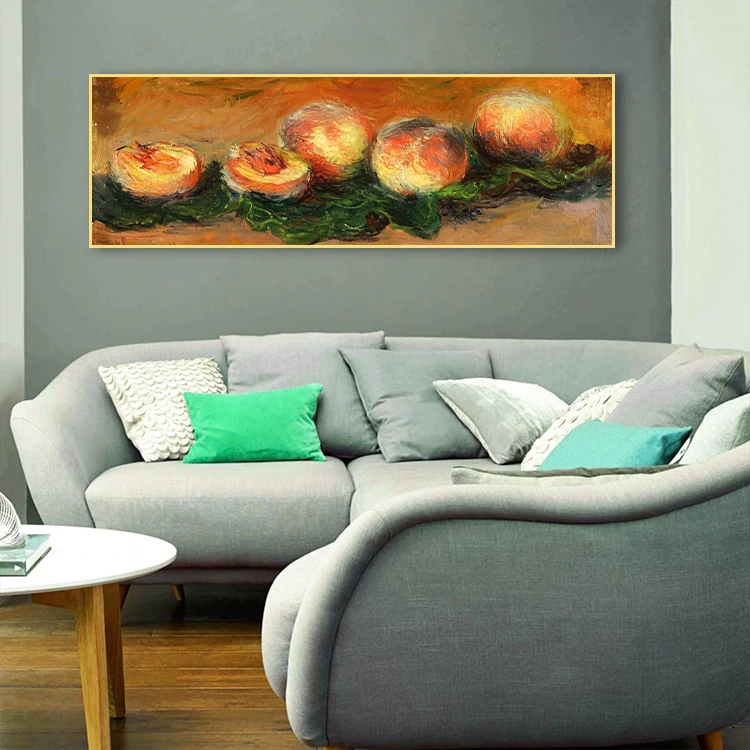Famous Handmade Oil Painting Flowers Impressionist Claude Monet On Canvas