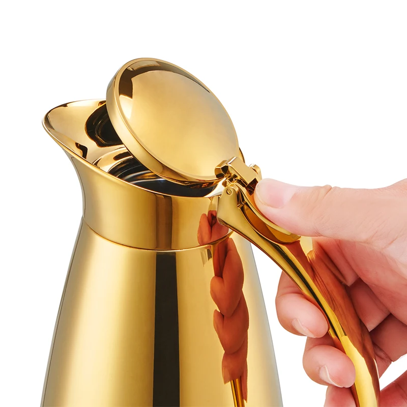 All Stainless Steel Insulated Coffee Pot Hotel Use Vacuum Jug Flask Thermos