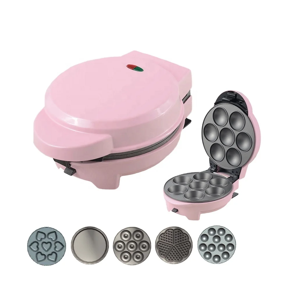 2 IN 1 detachable snack machine waffle pancake maker with matt painting surface