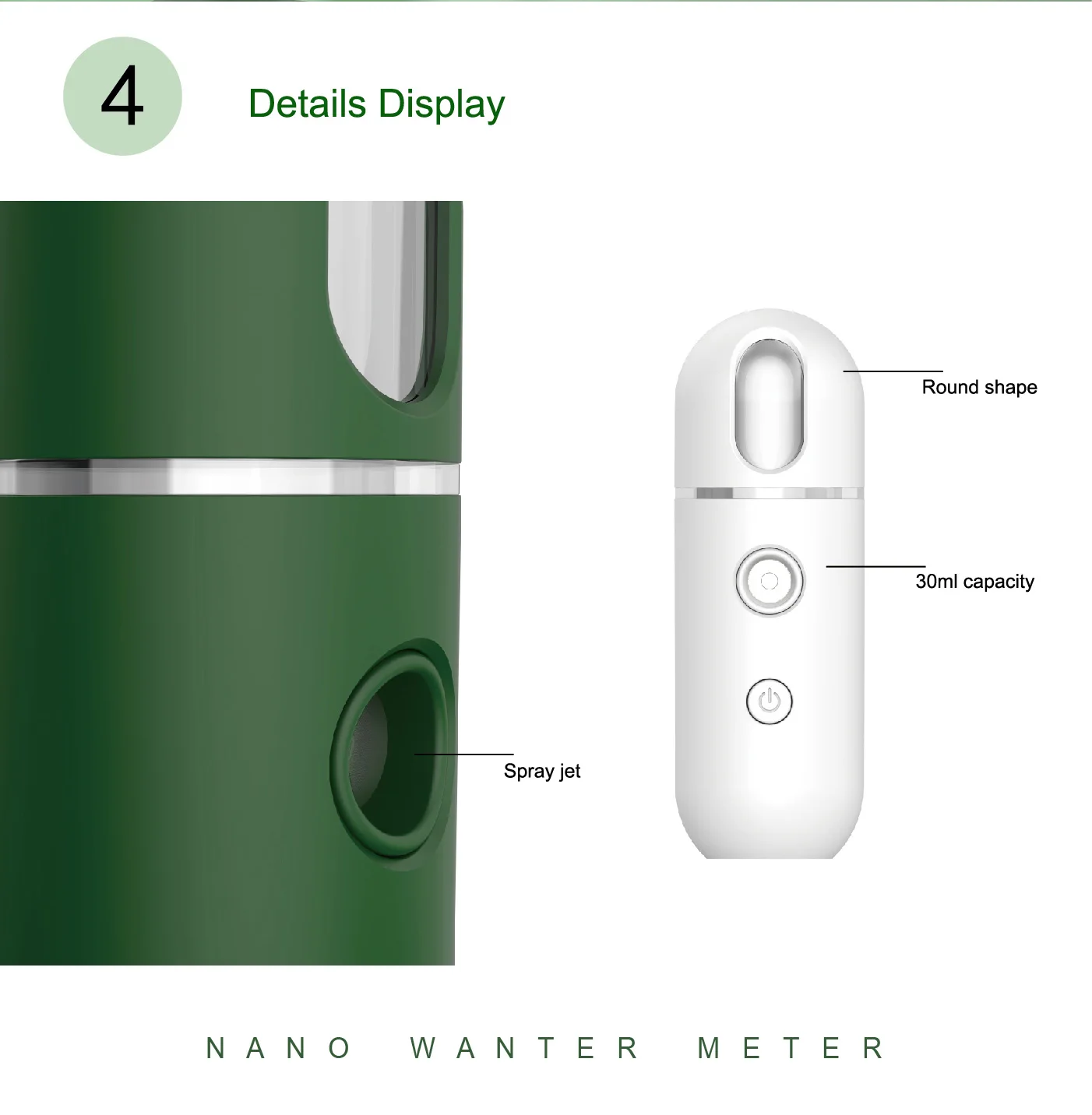 Mini Personal Portable Skin Nano Spray Water Replenishe Instrument Water Replenisher Moisturizing Nano Mist Sprayer