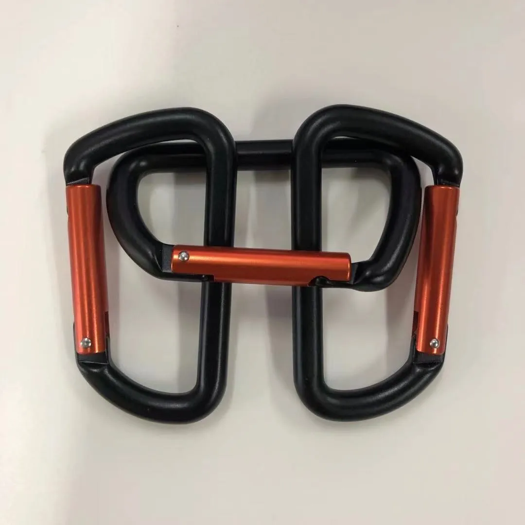 JENSAN Custom 5KN/12KN Aluminum Auto Trigger Climbing Carabiners Hooks For Outdoor/Backpacks