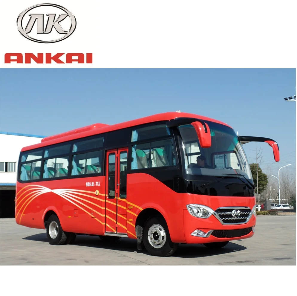 28+1 Seats Mini bus Inner-city bus Mid-distance Diesel Engine High Quality Minibus