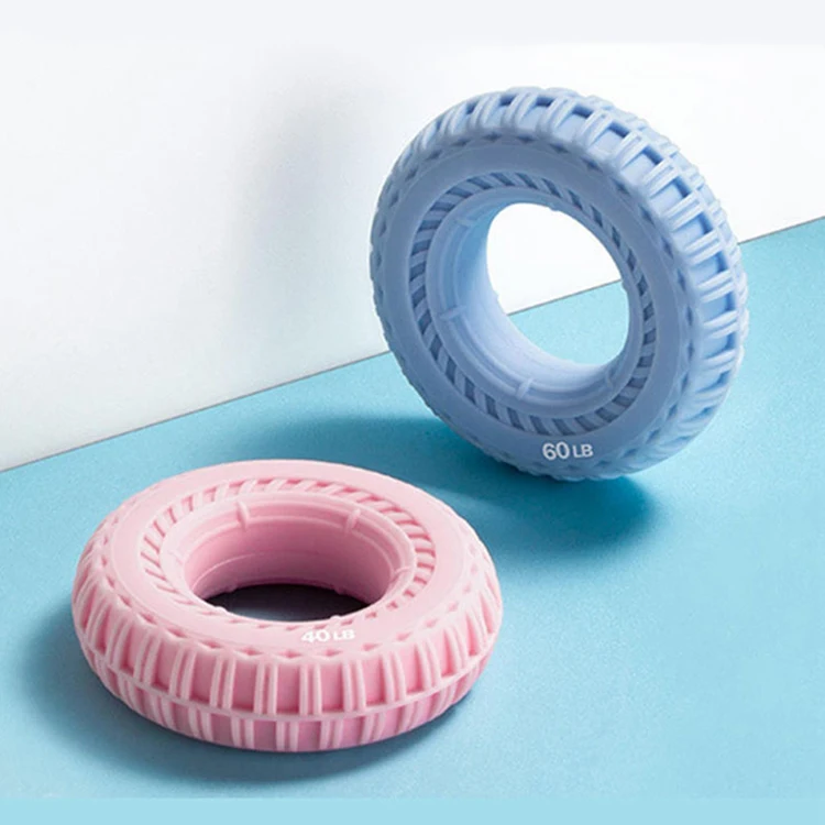 Finger Strength Training Exercise Colorful Silicone Hand Grip Ring