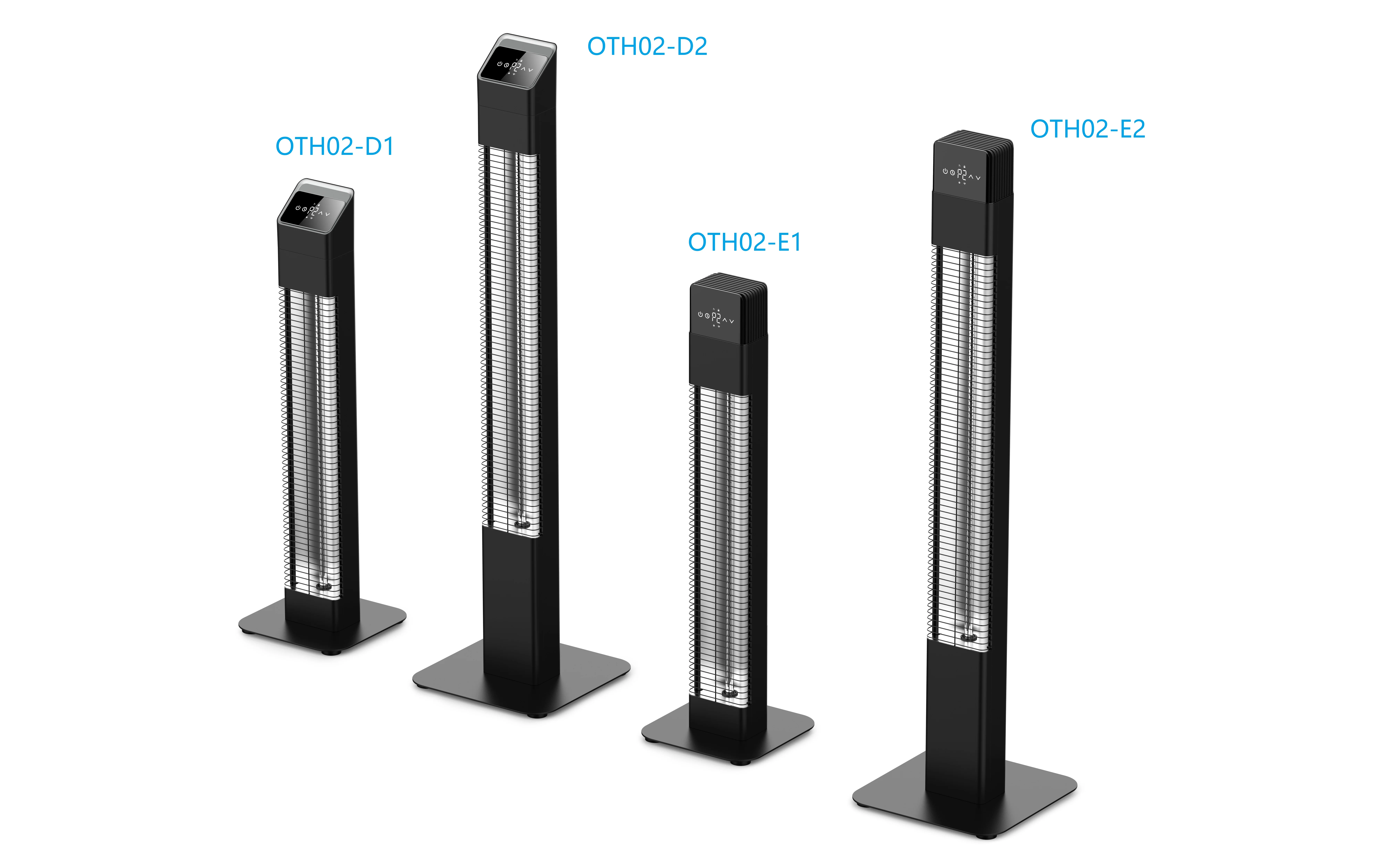 Outdoor Panel Heater Electric Home Decor Infrared Space Heater Balcony Heat Waterproof Patio Heater with Remote Control