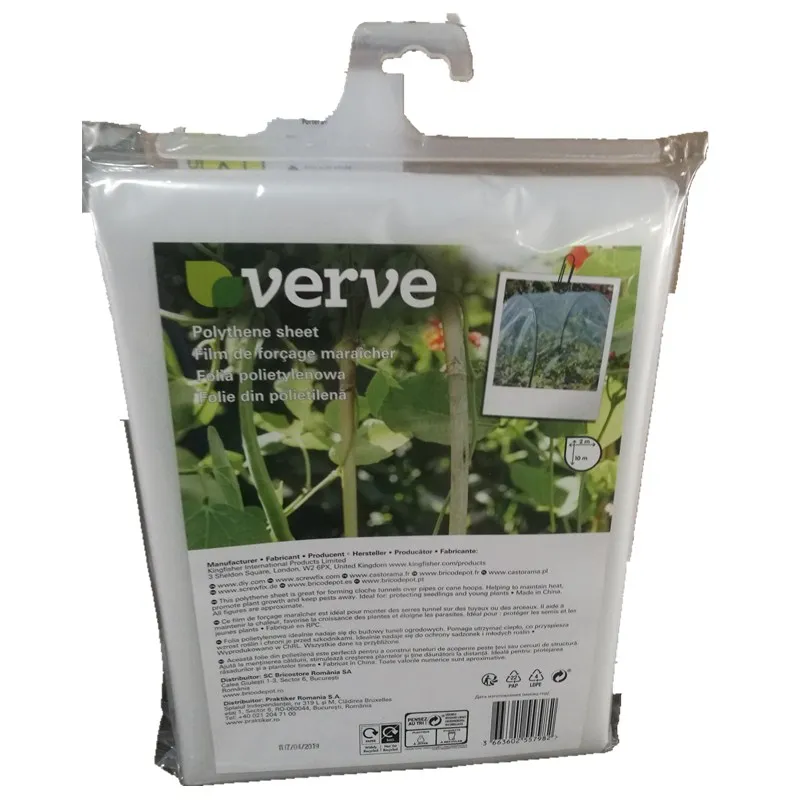 VERVE Plastic Perforated Tunnel Mulch Film for Greenhouse in Bag Packing