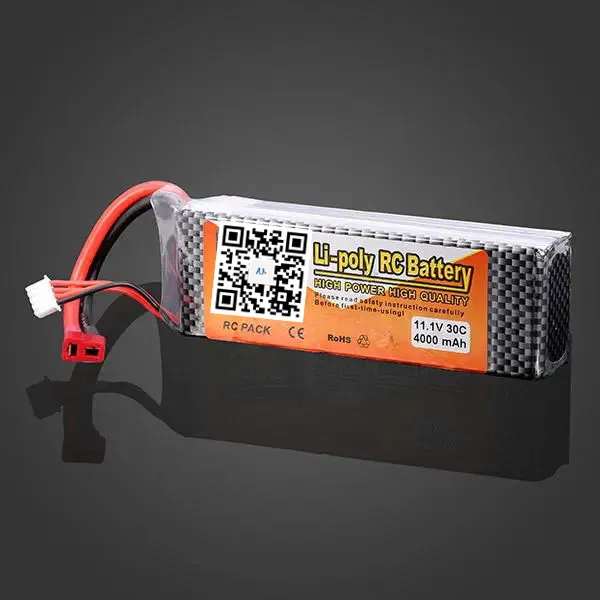 11.1V 3S 30C 4000mAh Lipo Battery For RC Model T Plug or customized Plug