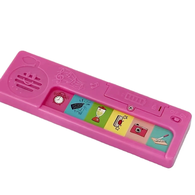 The 6 Keys Magical Sound Book Cartoon Style Plastic ABS Audio Module Box With Push Button Book Printing Customized