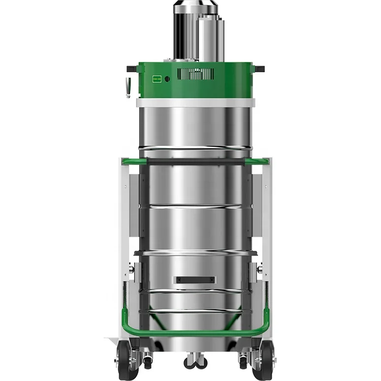 3kW Mobile Metal Chip Swarf Dust Cleaning Equipment Industrial Upright Vacuum Cleaner