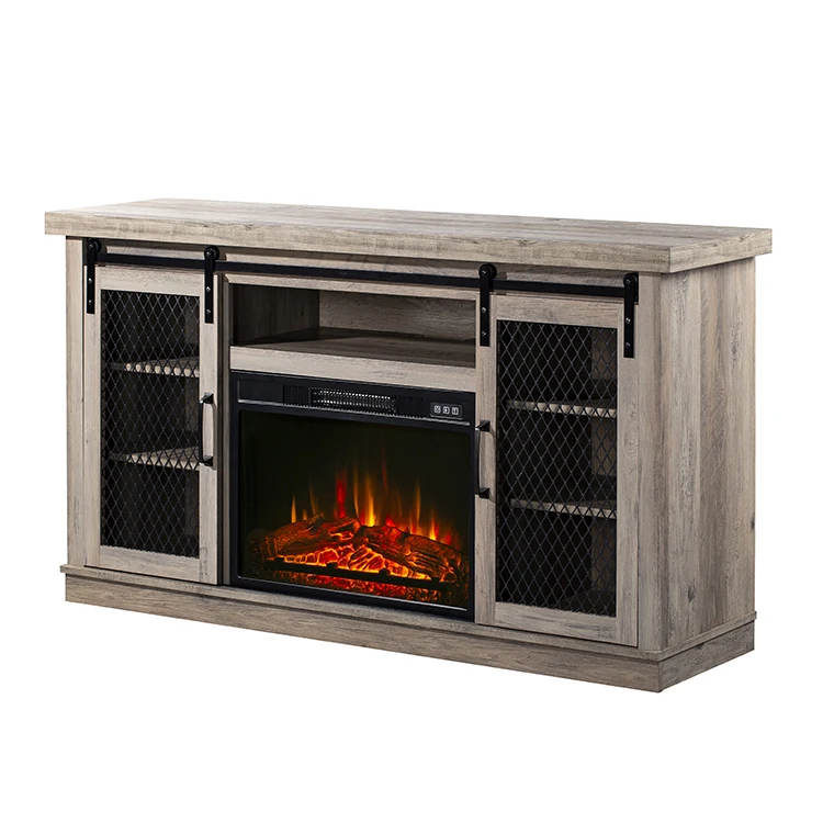 Мебель для гостиной, фермерский дом Mueble TV Con Chimenea, развлекательный блок, современная ТВ-приставка с камином