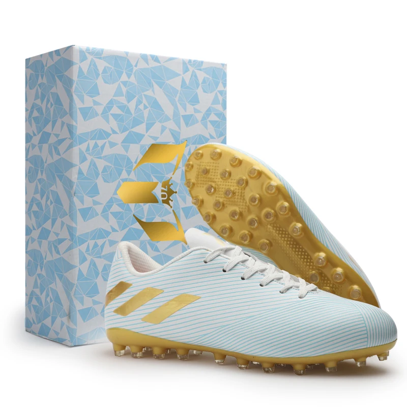 Мужская обувь для футбола, Дышащие футбольные бутсы для подростков, профессиональные игровые поля TF/MG Cleats, взрослые, детские кроссовки, размер 34-45