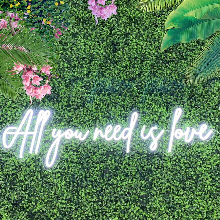 Koncept Factory Price custom party decoration neon light sign All You Need Is Love Neon Sign