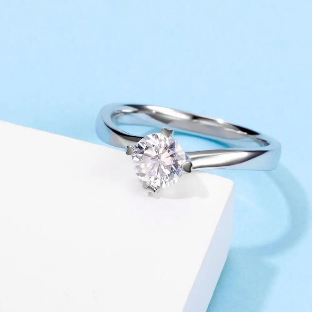 2022  GRA certificate most popular 925 moissanite diamond ring gems