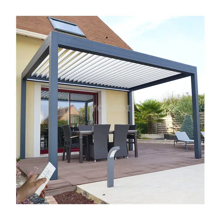 Large gazebo outdoor canopy carport patio cover aluminium pergolas for terrace