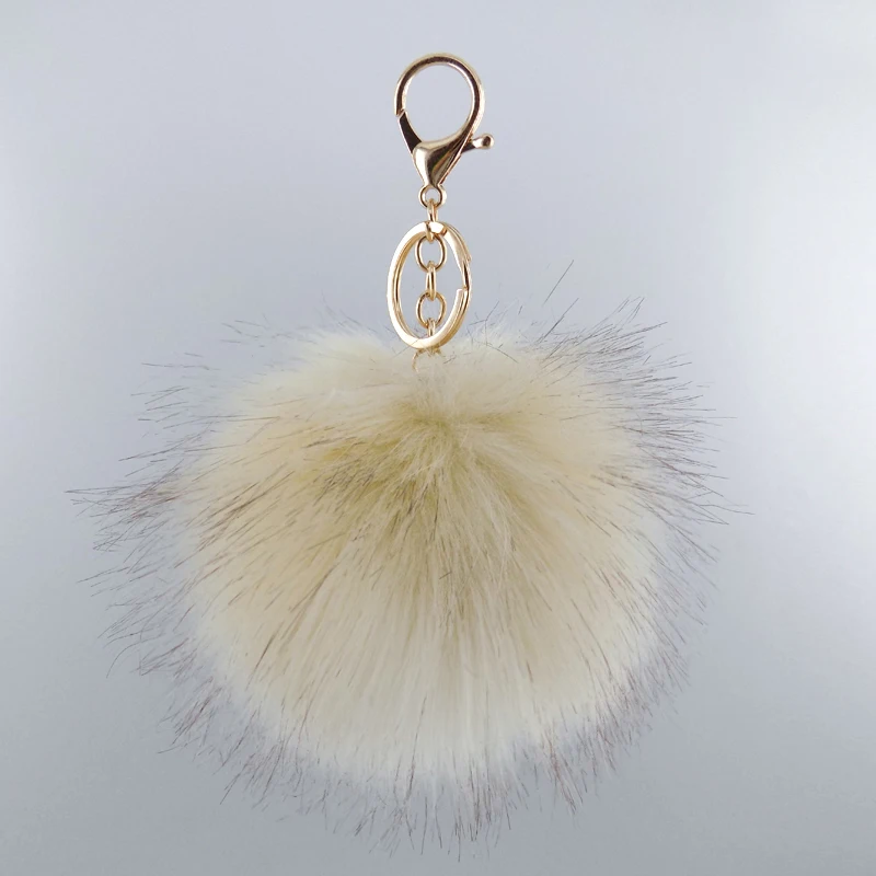 Оптовая продажа, аксессуары для шапки, помпон из искусственного меха животного