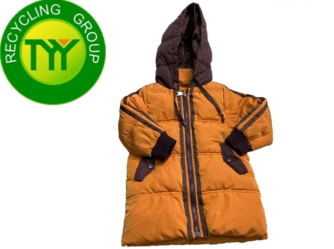 Branded Second Hand Clothes Sort Used Clothes Winter Children Jacket Wholesale