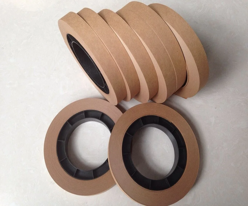 Kraft paper tape 20mm banknote rolls packing tying money strip currency bands