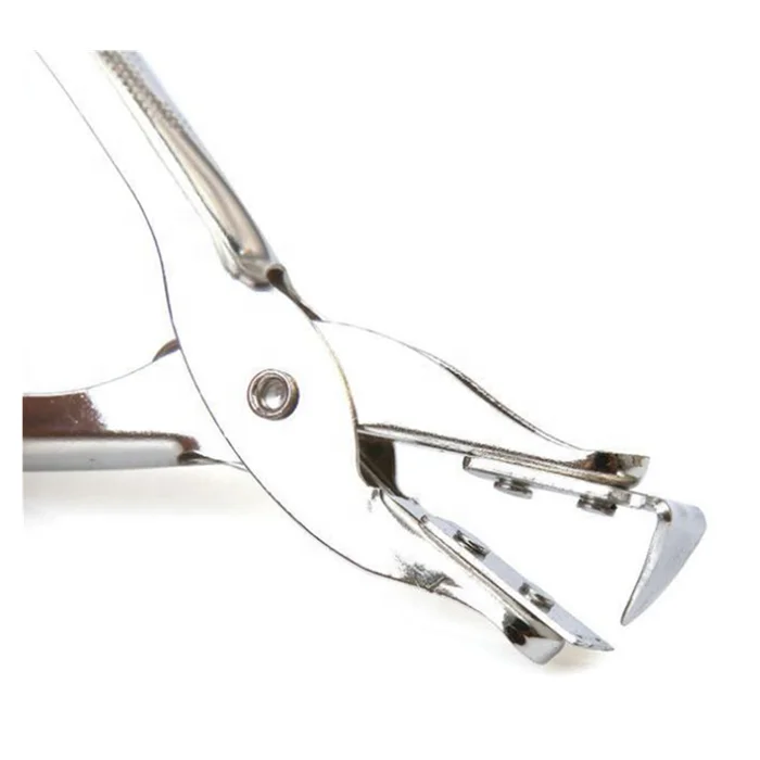 factory direct sale best price high quality office stationery supplies promotional handing plier silver metal staple remover