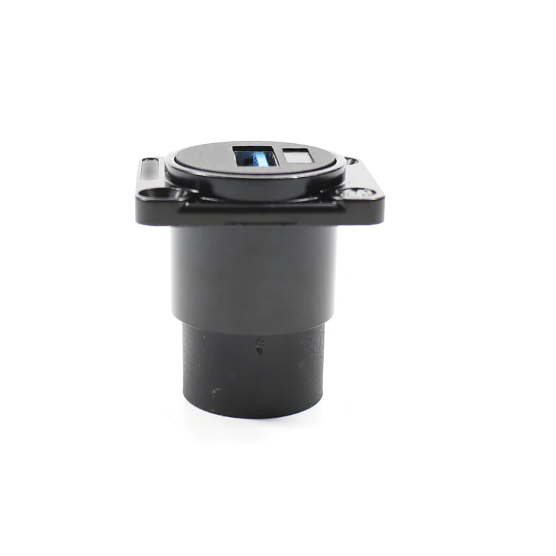 D Type USB3.0 OEM Custom Waterproof Audio & Video Socket for 19 Panel Mount Chassis Connector