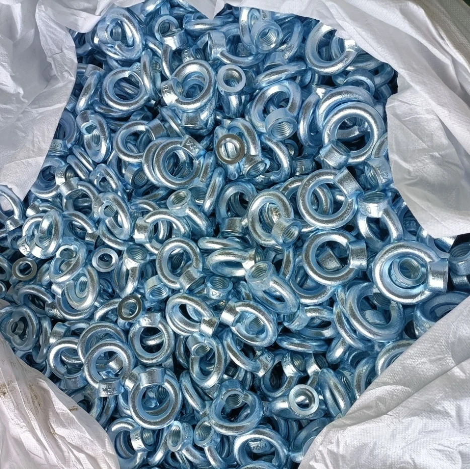 Carbon Steel Class Grade 4.8 8.8 10.9 12.9 HDG Dacromet Hot Dip Galvanized Lifting Eye Nut DIN582 Ring Nut Forged Eye Nut