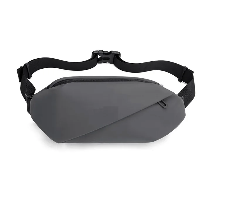 Custom logo fashion lady waist bag genuine and waist bag logo  men waist bag