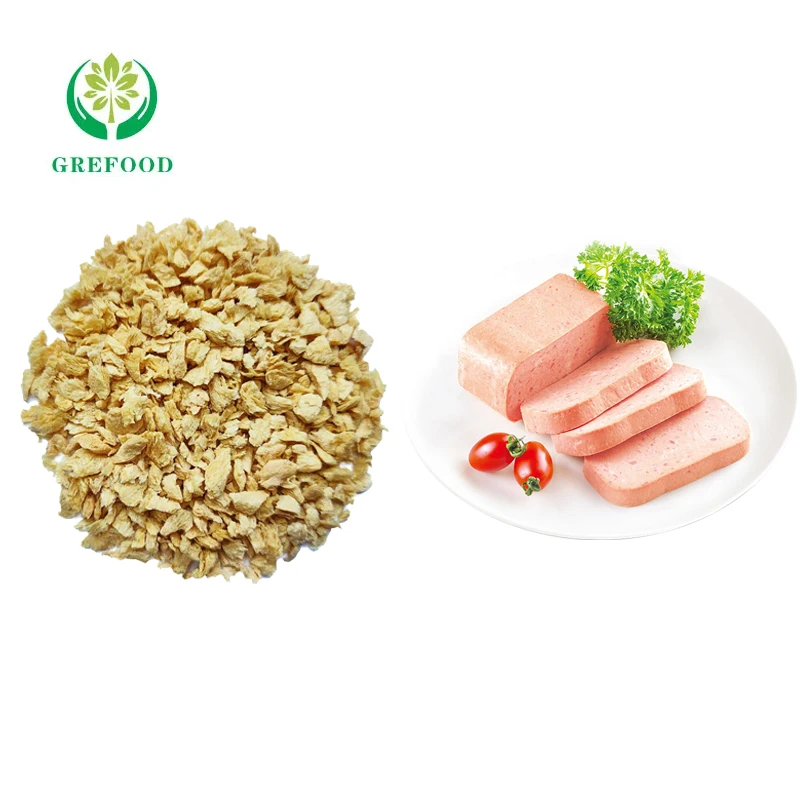 High-quality soy products cheap canned meat ingredients 50% ~ 68% soy protein TVP fast delivery textured vegetable protein TVP