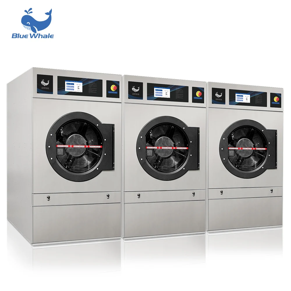 
Heavy Continuous Tumble Laundry Dryer Equipment Machine For Sale With Door Locker 