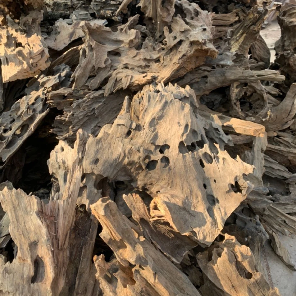 
Aquarium Decoration Driftwood Hollow Hoeycomb Porous Shrimp Wood Reptiel Shrimp Shelter Landscaping 