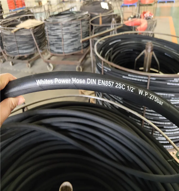 Steel Wire braided Reinforcement Rubber Hose/Tube/Pipe EN857 1SC,2SC