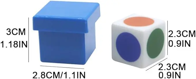 BrilliantMagic New X-Ray Cube and Box Magic Trick Prop Prediction Dice Gimmick
