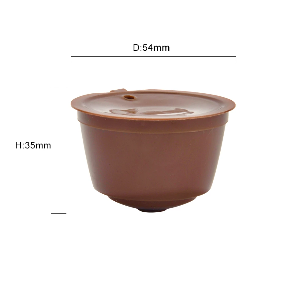 Пластиковая многоразовая кофейная капсула Dolce Gusto совместимая с кофейной капсулой