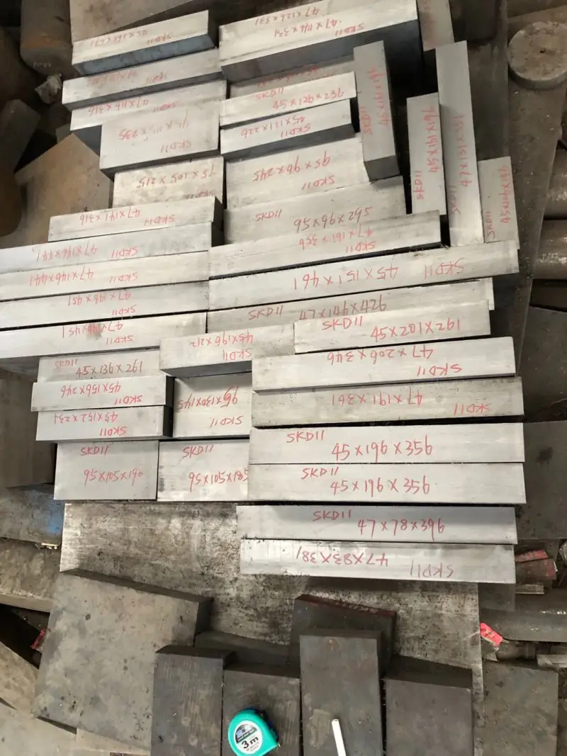 SKD11/1.2601/Cr12Mo1V/X165CrMoV12/D2/2310/X12M steel round and flat cold work tool steel