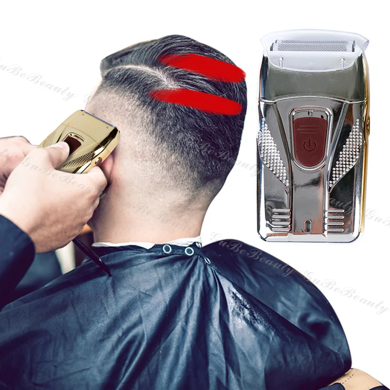 Gubebeauty silver set professional trimmer all steel blade rechargeable trimmer cordless hair trimmer for men with FCC