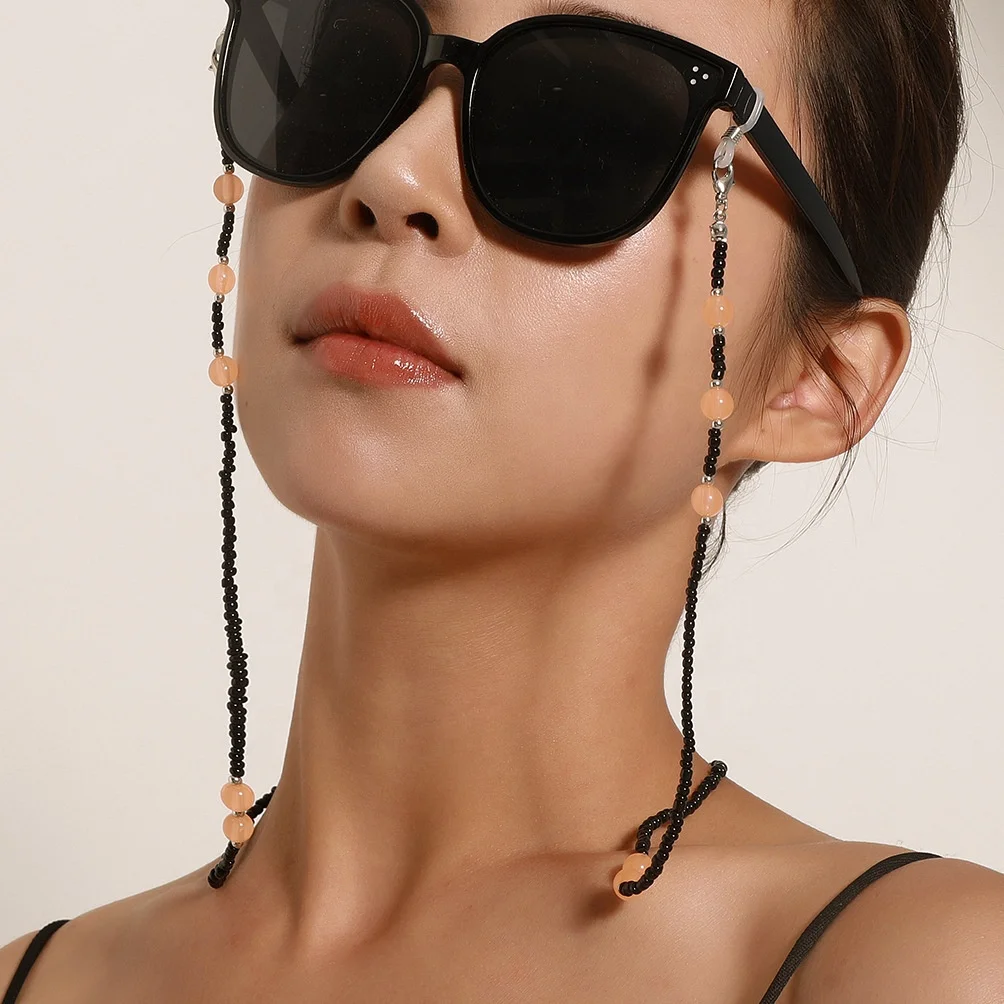 Цепочка для очков ручной работы Zuowen, цепочка для очков из полимерной глины в богемном стиле