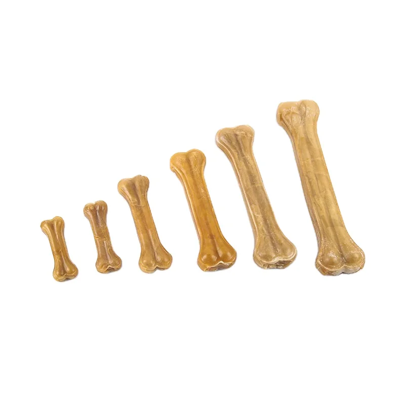 High Protein Natural Rawhide Pressed Bone Rawhide Dog Chew Bone Different Sizes For Dog OEM/ODM