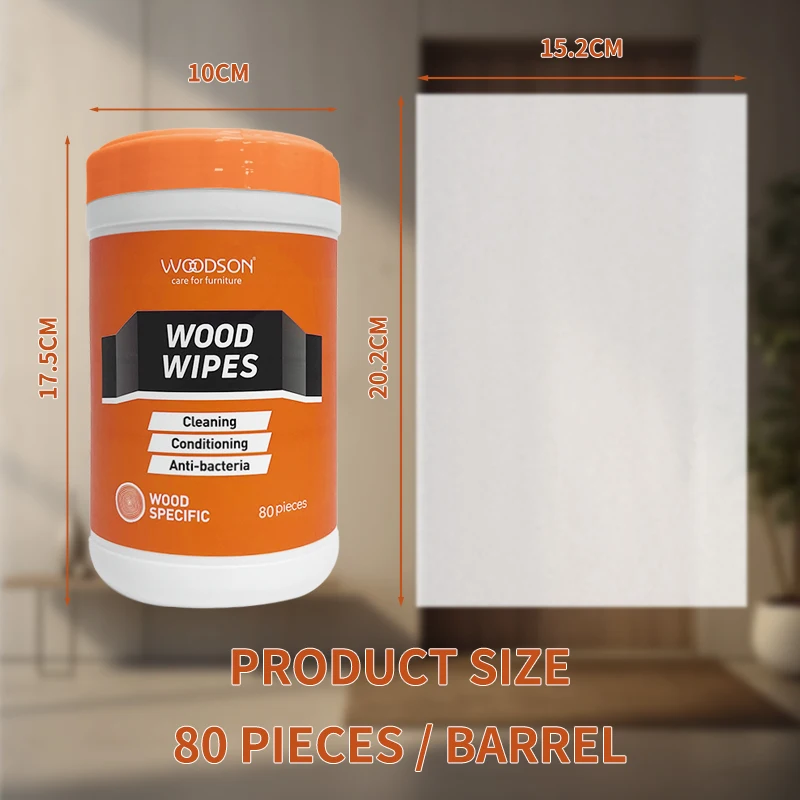 Indoor & Outdoor wood furniture care products wooden wardrobe bedside table cabinet clean wood polish wet wipes
