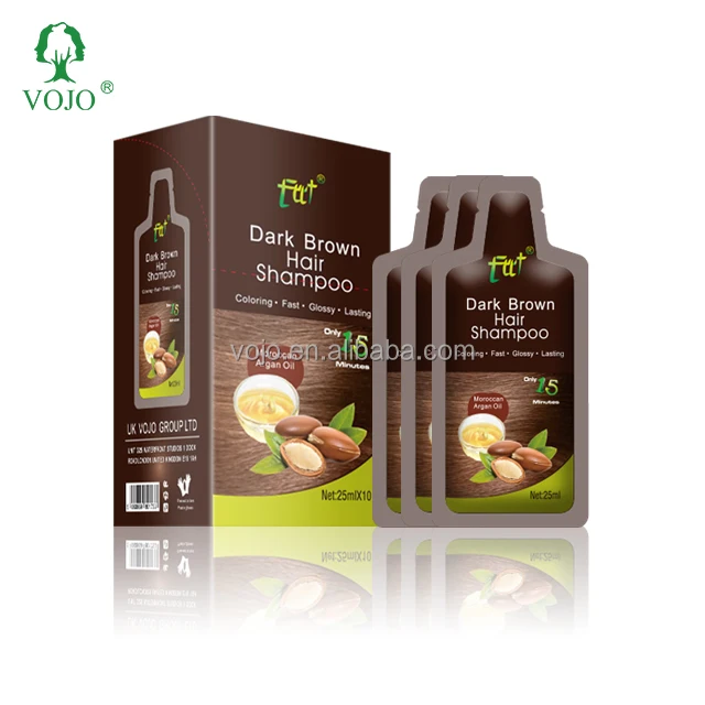 Волшебный Шампунь Noni для черных волос, шампунь для окрашивания коричневых волос, без аммиака, натуральная травяная краска для волос