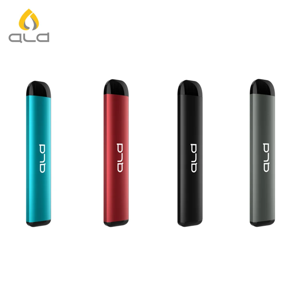 
2020 ALD black disposable vape pen ceramic coil heat not burn gift box packing electronic cigarette china 
