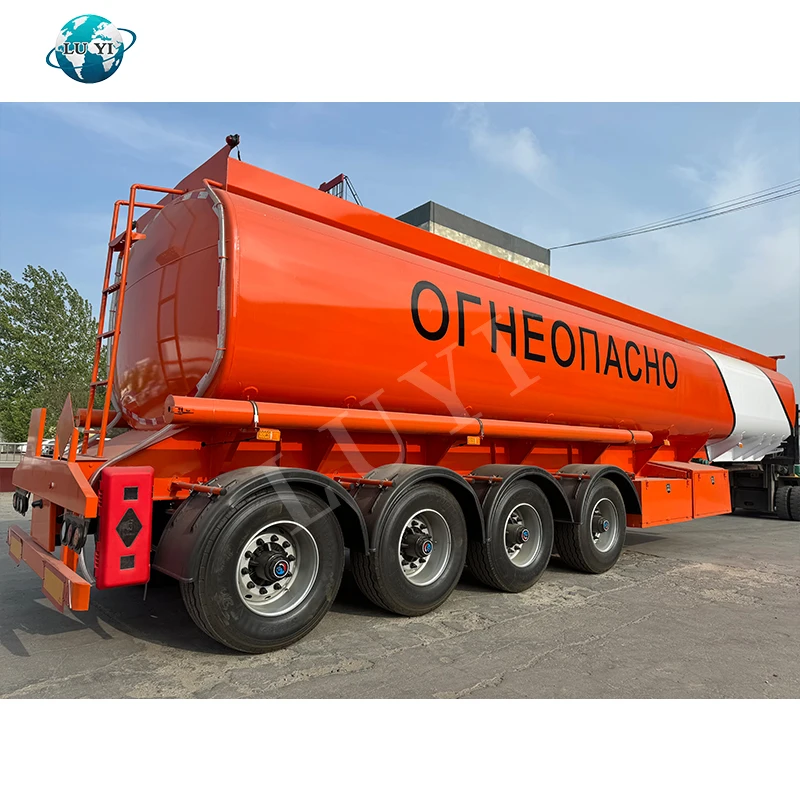 New 50000-Liter Fuel Tanker Semi-Trailer Steel Oil/Gasline Tanker with 12r22.5 Tyre for Sale