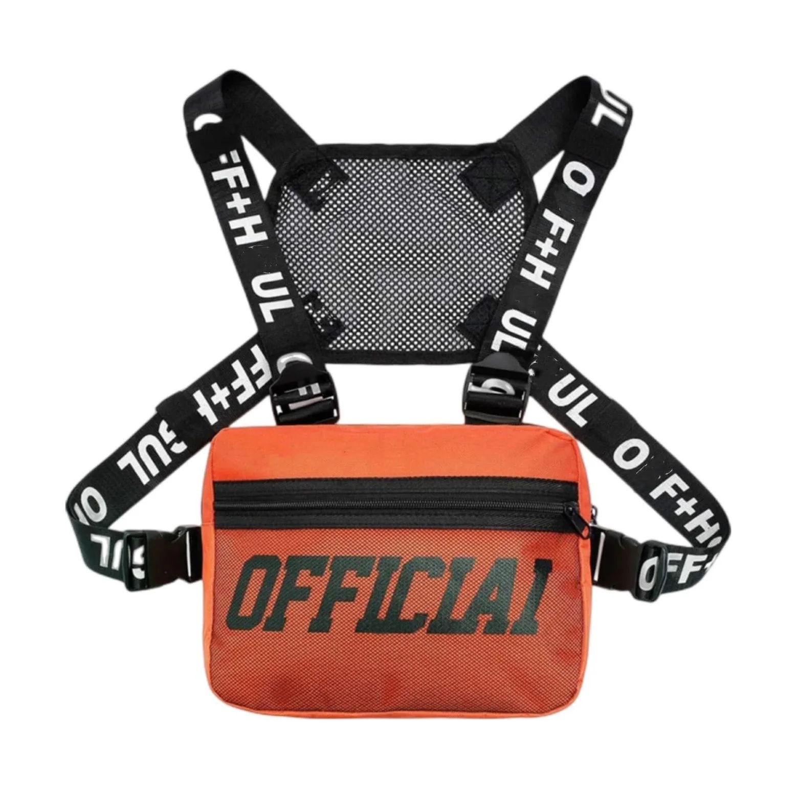 Lightweight Chest Pouch Phone Holder for Workouts Running Hiking Chest Pack Utility Chest Bag for Men Running Backpack Vest