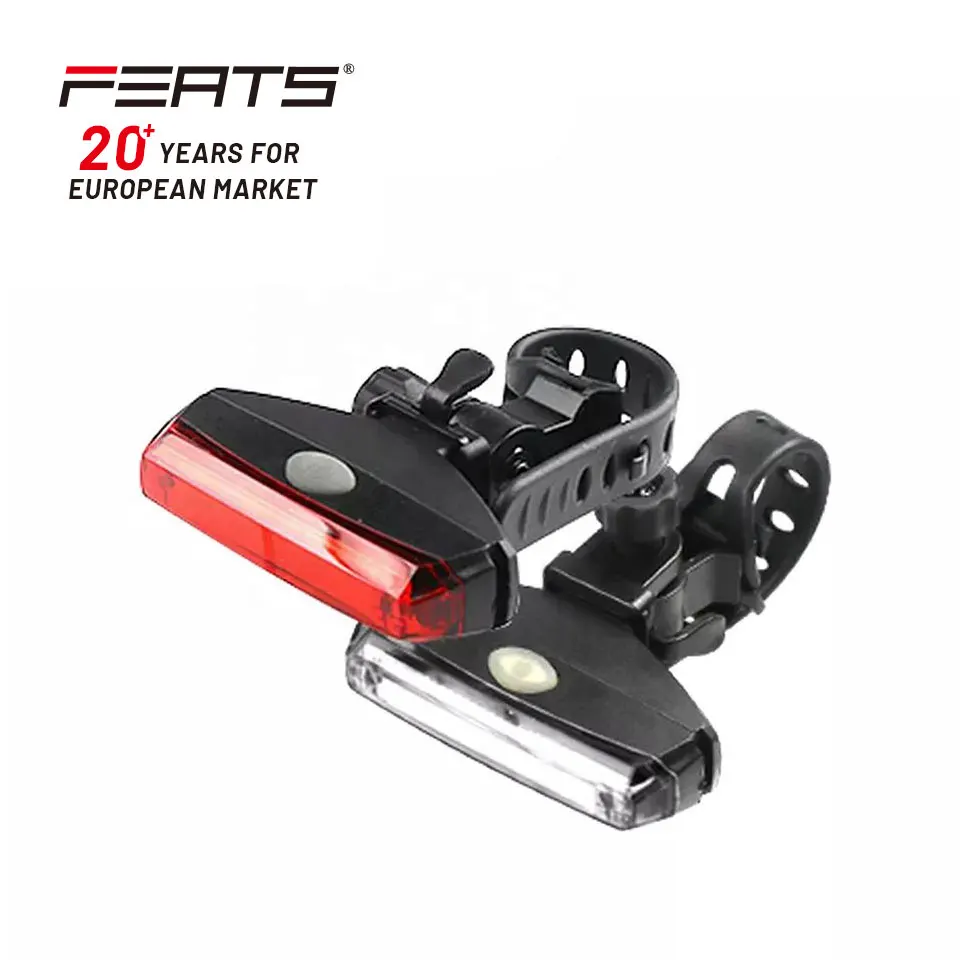 FERTS LED COB 20LM+10LM Bicycle Front & Rear  Light Set With CE, ROHS