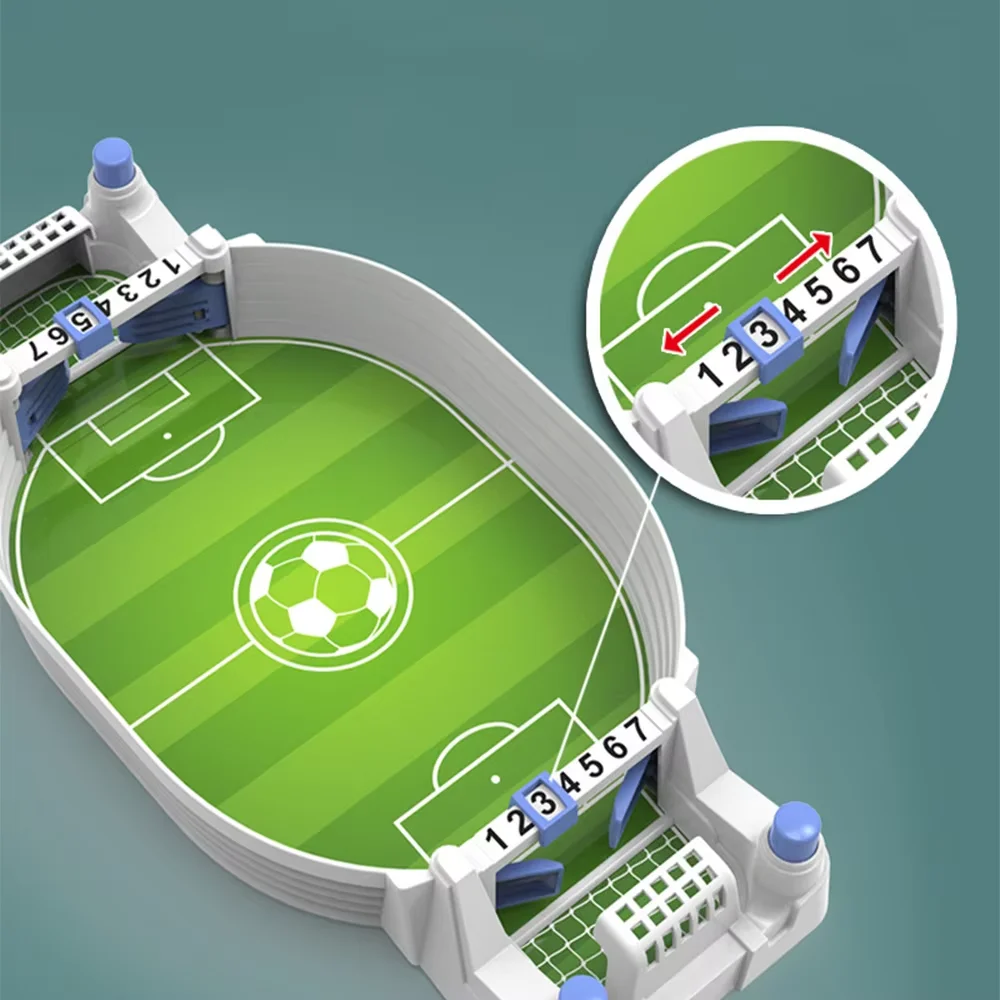 Mini Table Football Board Game Tabletop Soccer Play Ball Toys Party Soccer Match Mini Desktop Play Borad Toys for Kids